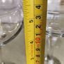 Set of 6 Champagne Glasses is set of    4 plain glass Champagne Glasses and set of 2 slight smaller plain glass Champagne Glasses over all they look nearly same Image 6