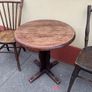 Sturdy Old Irish Country Chairs and two Vintage Round Tables suitable for cottage/pub Image 6
