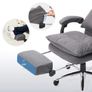 SONGMICS Executive Chair, Ergonomic Office Chair with Footrest Image 2