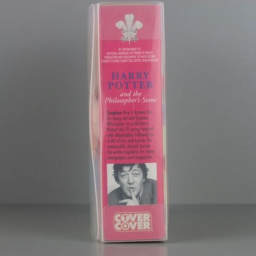 Harry Potter and the Philosopher's Stone audiobook read by Stephen Fry 6 cassette tapes