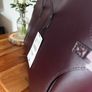 Zara Burgundy  Tote Bag Image 8