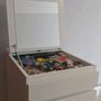 Tall Vanity Chest of Drawers with Mirror Image 3