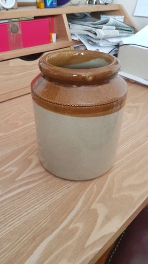 Brown Old Stoneware Jar