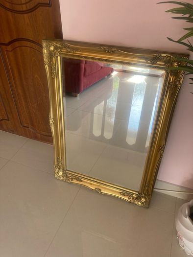 Vintage Gilt Framed Bevelled Mirror