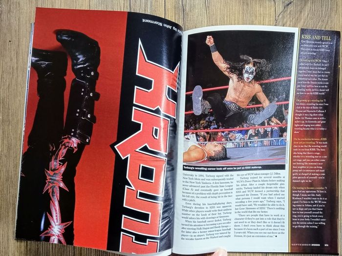 World Championship Wrestling Magazine WCW . July and September 2000.