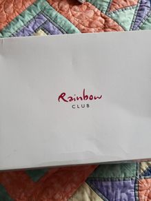 'Rainbow' wedding shoes UK 3.5