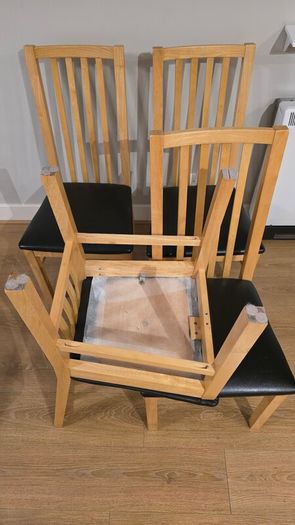 Wooden chairs