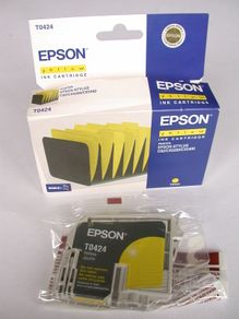 Epson Yellow Ink Cartridge T0424 for Stylus C82 CX5200 CX5400