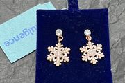 Rose Plated Earrings