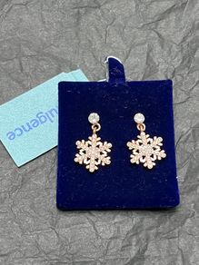 Rose Plated Earrings