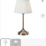 2x brass table lamps Image 7