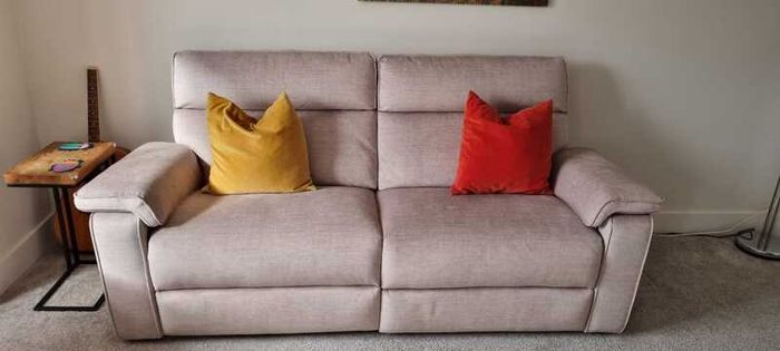 Like New 3 Seater Power Reclining Sofa