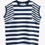 Brand Neck Crew Neck 100% Cotton Next Look Slub Jersey Cap Sleeve Printed T-Shirt in Size UK20 Image 5