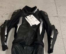Dainese Super Speed 4 Leather Jacket Matt Black / White