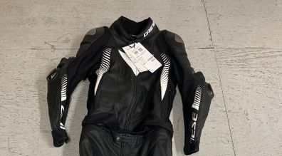 Dainese Super Speed 4 Leather Jacket Matt Black / White