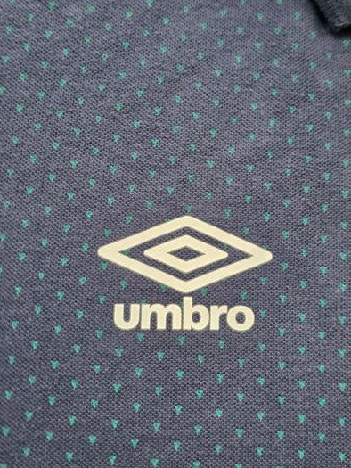 Ireland Football Umbro Geometric Patterned Polo Shirt Mens Large