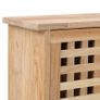 Shoe Storage Cabinet 55x20x104 cm Solid Walnut Wood Image 4