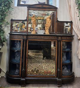 19th Century Victorian Rosewood Credenza