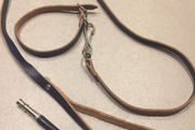 Dog's accessories puppy real leather leash lead  collar tick remover tweezers nail clippers bowls