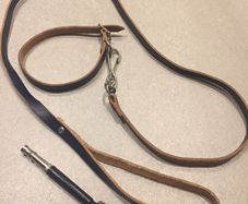 Dog's accessories puppy real leather leash lead  collar tick remover tweezers nail clippers bowls