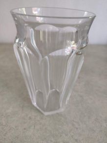 Estate Signed Baccarat Tallyrand Nelly Cut Crystal Bud / Flower Vase Perfect