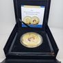 Tristan da Cunha 2017 Princess of Wales Diana Gold Plated 5 Crowns Coin with COA and Original Holder Image 2