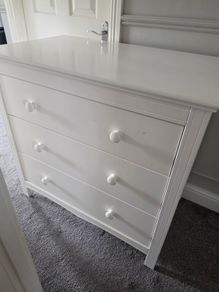 chest of drawers with changing table detachable top