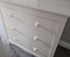 chest of drawers with changing table detachable top