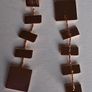 Gold Geometric Cascading Squares Earrings Image 8