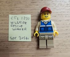 lego cty1292 wildfire rescue worker, set 30570