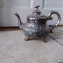 Antique Silver Plated Teapot Image 5