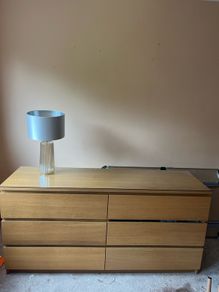 IKEA Sideboard with glass top