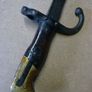 19th century French bayonet with brass and wooden handle. Image 2