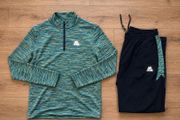 Men's Grey Green and Black Montirex Tracksuit