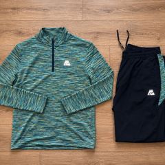 Men's Grey Green and Black Montirex Tracksuit