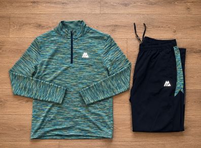 Men's Grey Green and Black Montirex Tracksuit