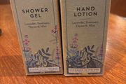 Brand new - The Handmade Company Lavender, Rosemary, Thyme and Mint Shower Gel and Hand Lotion 300 ml