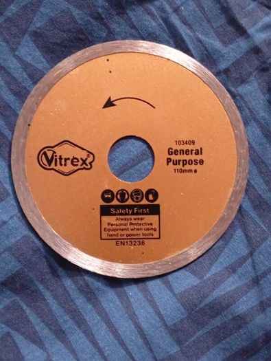 4 x Vitrex 110mm Replacement Diamond Disk