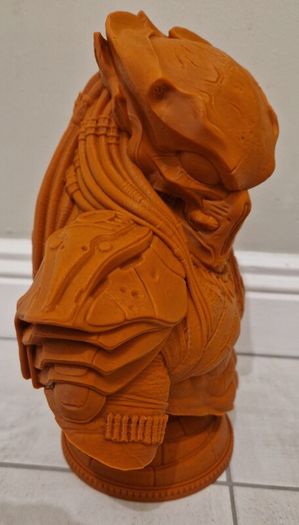 3D Printed Statue Bust (Unpainted) - Predator