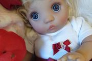 Reborns By Laura.  Christmas Sweetie Pie &amp; Free Gift!! 16inch, Weighted, Mini Reborn Doll.