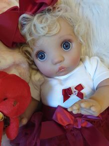 Reborns By Laura.  Christmas Sweetie Pie & Free Gift!! 16inch, Weighted, Mini Reborn Doll.