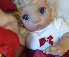 Reborns By Laura.  Christmas Sweetie Pie & Free Gift!! 16inch, Weighted, Mini Reborn Doll.