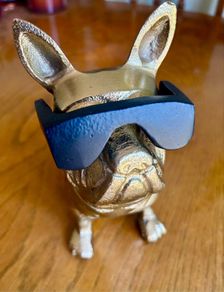 Dog with sunglasses ornament - Maynooth