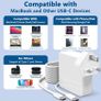 100W USB C Super Fast Charger,Laptop Charger Compatible with Mac Book Pro/Air,Pro 16,15,14,13 inch, iPad Pro and all USB C devices, Type C 2M Cable Image 4