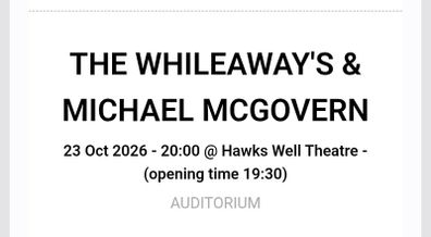 The Whileaways at Sligo Hawkswell