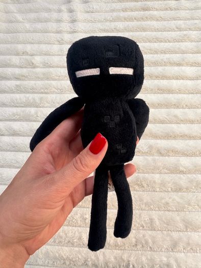 Minecraft Enderman Plush MoJang Gaming Black approx. 24 cm. Used NO Tag Please see photos