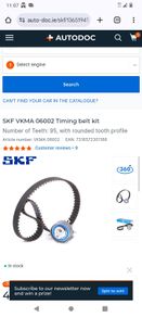 SKF VKMA 06002 Timing belt kit