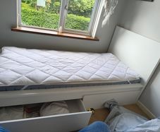 IKEA single bed and mattress