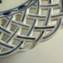 KPM Berlin. Antique Blue & White Reticulated Porcelain Plate. Royal Porcelain Manufactory Image 10