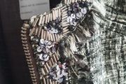 JESIRE cropped embellished blazer Sz 8 - Bnwt Rrp 159